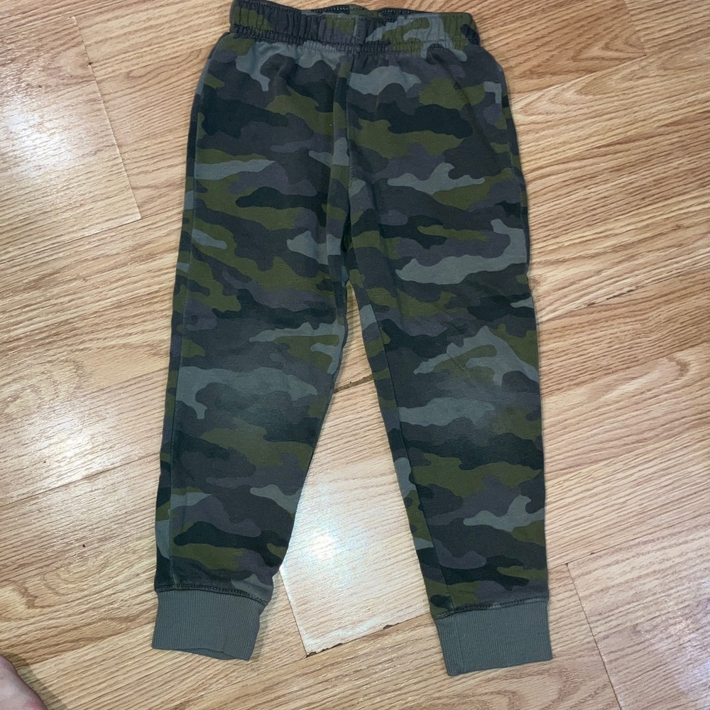 Cat & Jack Green Camo Kids Joggers